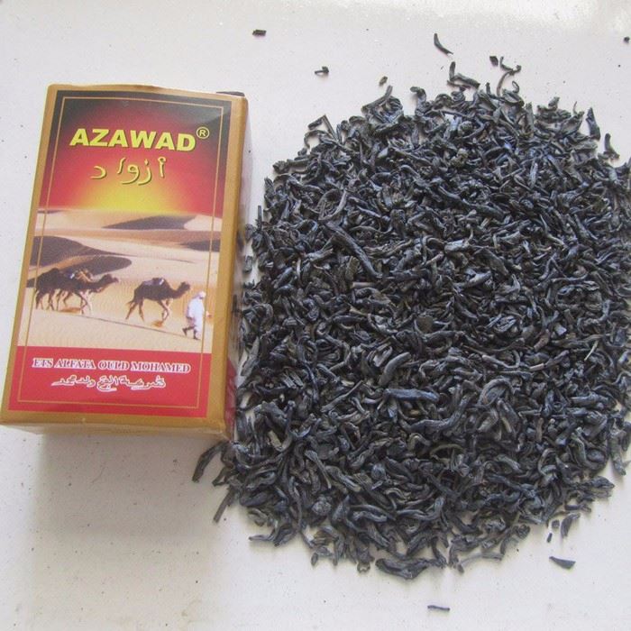 China green tea to Mauritania packed tea